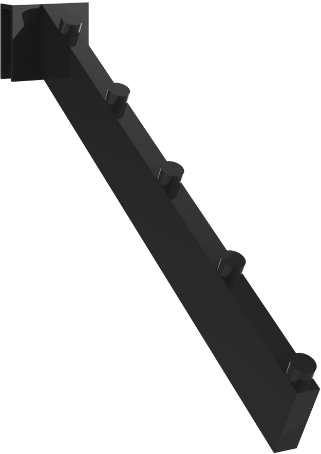 MODify 5 Peg, 12" Waterfall for Towel Bar