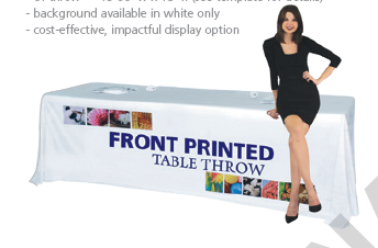 New Product Table Throw Printed 2018