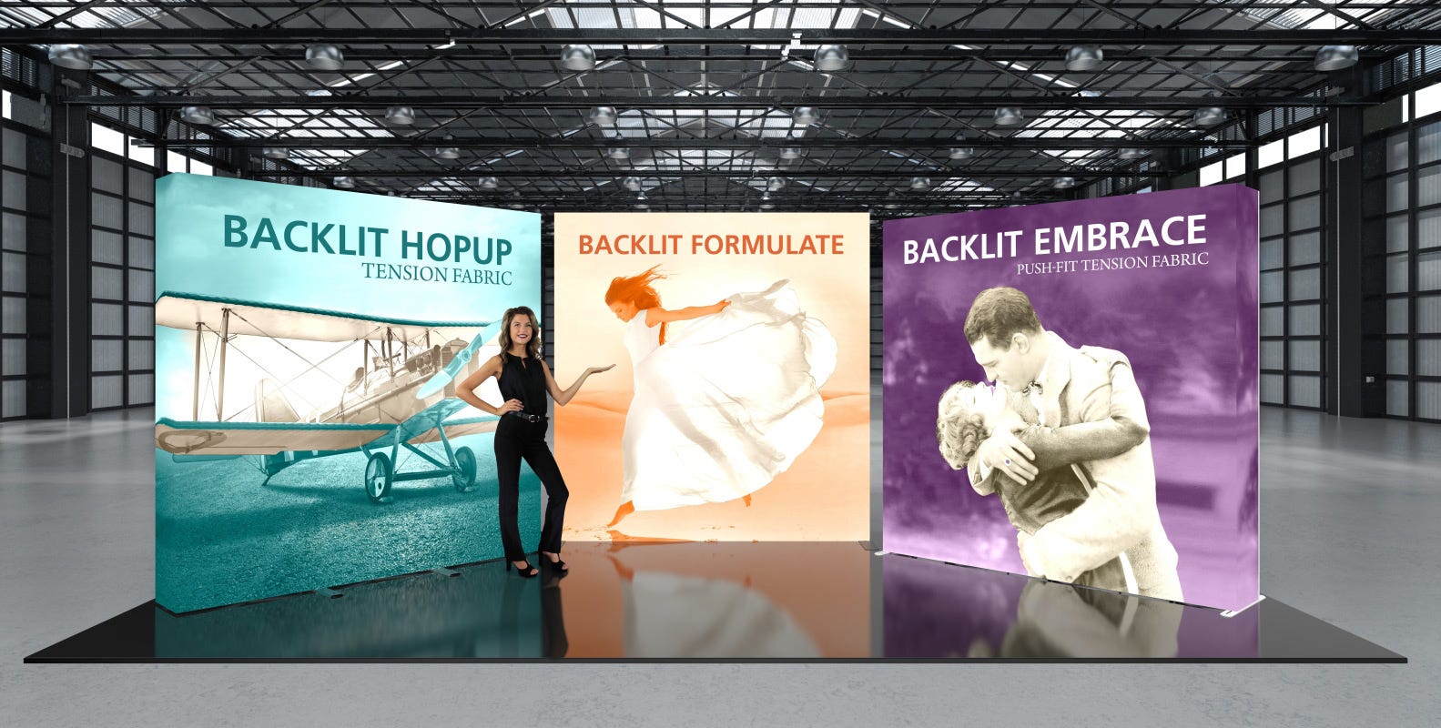 new backlit display systems